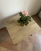 Stolik dębowy lakierowany nowy 59 cm długości - 3