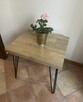 Stolik dębowy lakierowany nowy 59 cm długości - 6