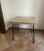 Stolik dębowy lakierowany nowy 59 cm długości - 5