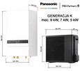 Pompa ciepła Panasonic seria HP K 9KW typ split KIT-WC09K3E5 - 2