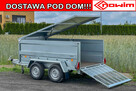 przyczepa burty pokrywa trap uniwersalna ciężarowa 2700 kg - 1