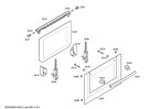 piekarnik BOSCH HBN43W350/02 - drzwiczki, komplet - 6