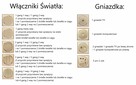 Włączniki Światła i Gniazdka Okrągłe Złote Cena zWysyłkąNOWE - 2