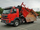 Volvo FMX 410 6x4 13L HDS Radiowy Hydroburta HIAB XS122D-4 HIDUO Wywrot MERREL 2-stronny Sprowadzony - 3