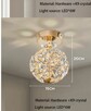 Lampa Wisząca LED: Lux Złota 3-5m2 NOWA Cena z Wysyłką - 5