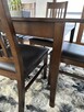 Stol drewniany rozsuwany i 6 krzesel kolor wenge - 6