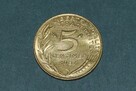 5 Centimes 1987r Moneta Starocia - 2