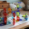 WOOPIE Klocki Magnetyczne Tor Kulkowy Zwierzęcy Raj 104 el. - 3