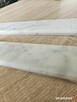 Cokół marmurowy CARRARA BIANCO wys. +/- 4,7 cm - 4