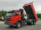 Volvo FMX 410 6x4 13L HDS Radiowy Hydroburta HIAB XS122D-4 HIDUO Wywrot MERREL 2-stronny Sprowadzony - 3