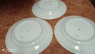 Duże 3 talerze porcelana Huta Karolina - 5