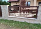 Ogrodzenie wycinane CNC nowoczesne, frontowe - 3