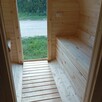 Sauna typu Beczka 3 m z Przebieralnią Wewnętrzną z montażem - 8