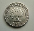 Moneta 5 Milimów, Tunezja - 2