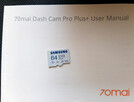 NOWA Kamerka 70Mai Dash Pro Plus A500S z Kartą sim 64GB. - 5