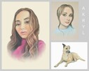 Portret ze zdjęcia NA ZAMÓWIENIE - Rysunek - Pastele - Obraz - 14
