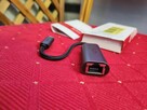 Adapter USB C Ethernet LAN RJ-45 przejściówka UNI do Laptopa - 2