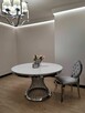 STÓŁ OKRĄGŁY Srebrny, glamour, Rozkładany, Luxury, AKANT Meble - 6