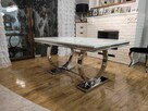 Stół Luxury Srebrny, stół glamour, AKANT Meble - 2