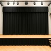 Kurtyna Sceniczna Czarna Trudnopalna Ognioodporna do Teatru - 2