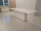 Stół COMODO, złoty dekor pod nogą, jadalnia, salon,AKANT Meble - 5