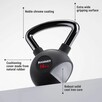 Kettlebell gumowany Hammer Premium 8 kg (dostępne inne wagi) - 3