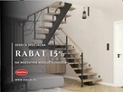 Schody z rabatem 15% - 2