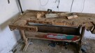 Stary drewniany stół stolarski - 6