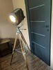 Lampa stojąca loft do salonu teatralna lata 70 zabytek - 7