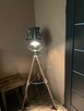 Lampa stojąca loft do salonu teatralna lata 70 zabytek - 13