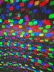 Kula Dyskotekowa Kolorowa RGB LED Lampa Lustrzana Obrotowa - 7