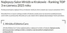 Wróżka Elżbieta Caro - I miejsce w rankingu wróżek - 2