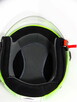A-Pro Otwarty Twarz Zielony kask motocyklowy roz. L - 12