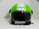 A-Pro Otwarty Twarz Zielony kask motocyklowy roz. L - 3