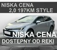 Toyota Corolla Style 2,0 196KM Kamera Super Niska Cena Dostępny od ręki 1539 zł - 1