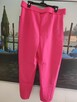Proste spodnie fuksja - eleganckie XXL - 2
