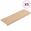 Nakładki na schody, 5 szt., szare, 65x21x4 cm vidaXL - 3
