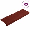 Nakładki na schody, 5 szt., szare, 65x21x4 cm vidaXL - 1