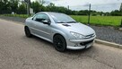 Peugeot 206 CC Quiksilver 1.6 HDi Kabriolet 2005r. 6 lat 1 wł. Klima Alu - 3