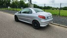 Peugeot 206 CC Quiksilver 1.6 HDi Kabriolet 2005r. 6 lat 1 wł. Klima Alu - 4