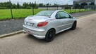 Peugeot 206 CC Quiksilver 1.6 HDi Kabriolet 2005r. 6 lat 1 wł. Klima Alu - 6