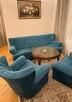 Zestaw wypoczynek Chesterfield Ludwikowski Pikowany Ciemny T - 13