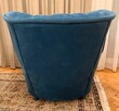 Zestaw wypoczynek Chesterfield Ludwikowski Pikowany Ciemny T - 5