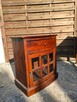 Witryna szafka barek drewniana drewno kolonialna WYPRZEDAŻ! - 7