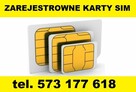 Zarejestrowane KARTY SIM startery ZDALNA REJESTRACJA prepaid - 2