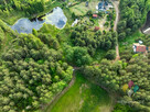 Działka  w otoczeniu lasu, widok na staw - 3