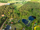 Działka  w otoczeniu lasu, widok na staw - 9