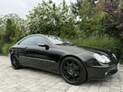 Mercedes CLK 200 czarna na czarnych felgach - 5