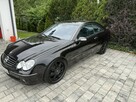 Mercedes CLK 200 czarna na czarnych felgach - 9