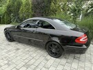 Mercedes CLK 200 czarna na czarnych felgach - 14
